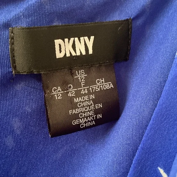 DKNY Blue Midi Dress - Picture 8 of 10